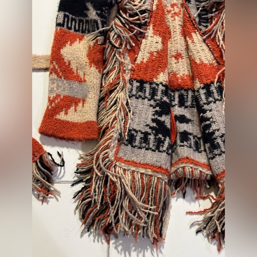 Alanui Aztec Western Style Frayed Jacket - Picture 5 of 14